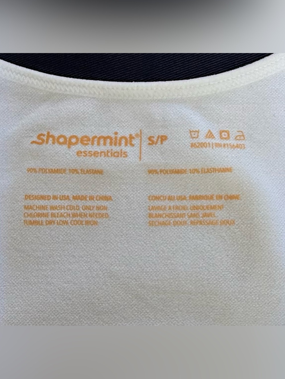 Shapermint Essentials White Seamless Shaping Cami Adjustable Strap Tank SP - Picture 3 of 6